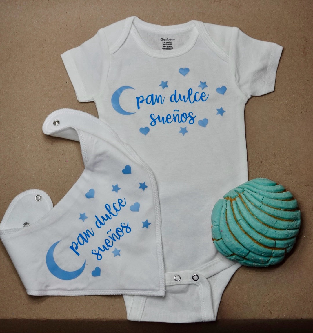 Pan Dulce Suenos ONESIE & BIB COMBO