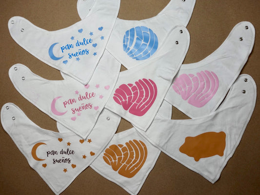 8 PC Bandana Baby Bib Set