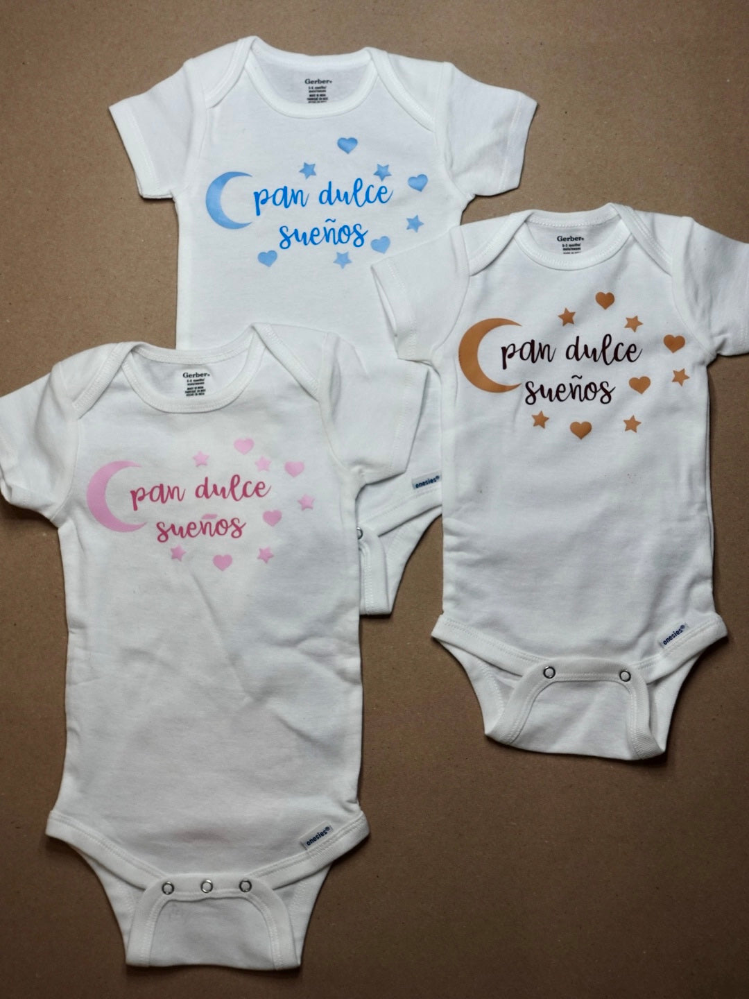 Pan Dulce Suenos ONESIE & BIB COMBO